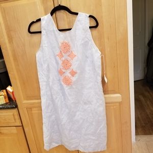 Anthro Vilagallo Sleeveless Blue Dress SZ 12 NWT